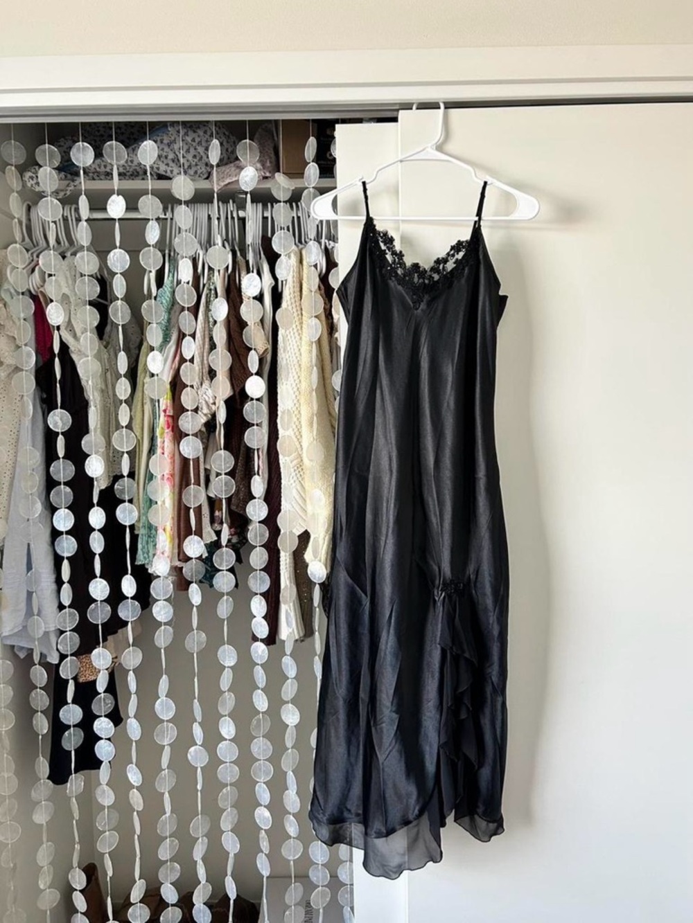 Black beaded dress